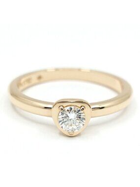 Cartier 18k Pink Gold Diamond Ring